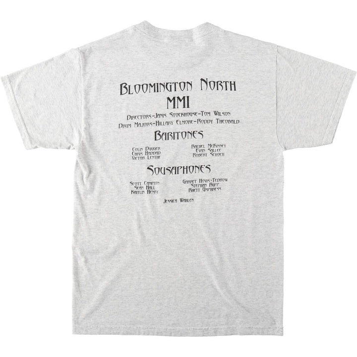 2000'S Fruit of the Loom Art T-shirt, Men's Size M (approx.) cotton gray type Vintage Second Hand