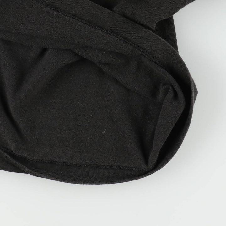 THE HARD NUT Print T-Shirt, Made in USA, Men's Size M (Equivalent), Vintage cotton black type Vintage Second Hand