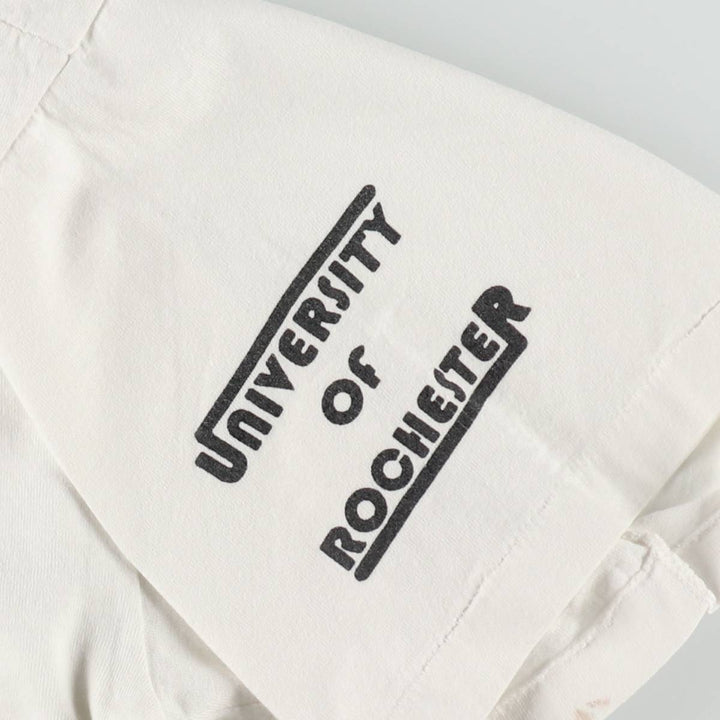 90'S Vintage Printed T-Shirt, Men's M Size unclear white type Vintage Second Hand