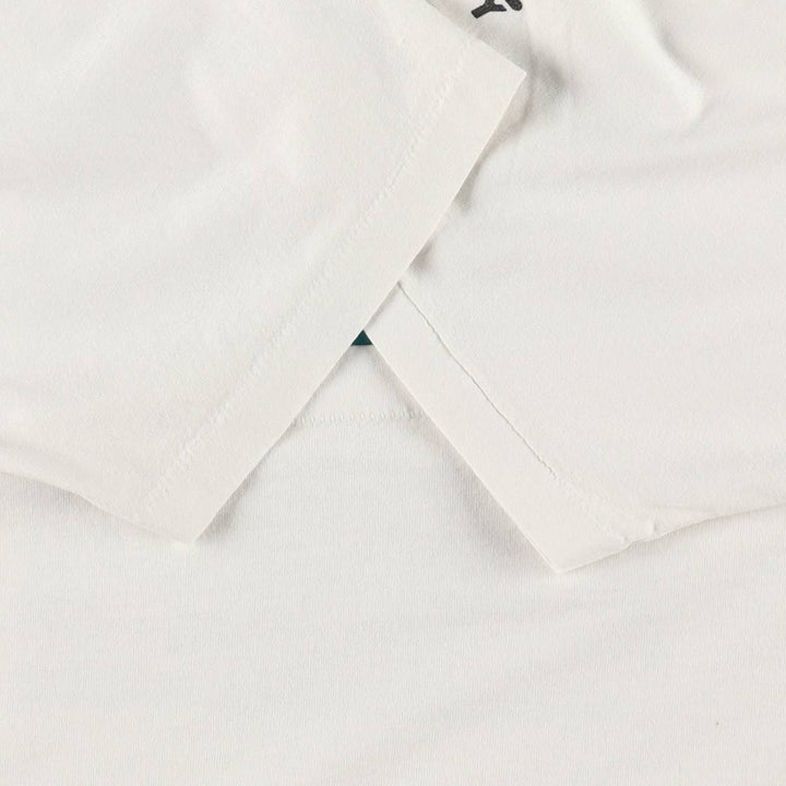 90'S Vintage Printed T-Shirt, Men's M Size unclear white type Vintage Second Hand