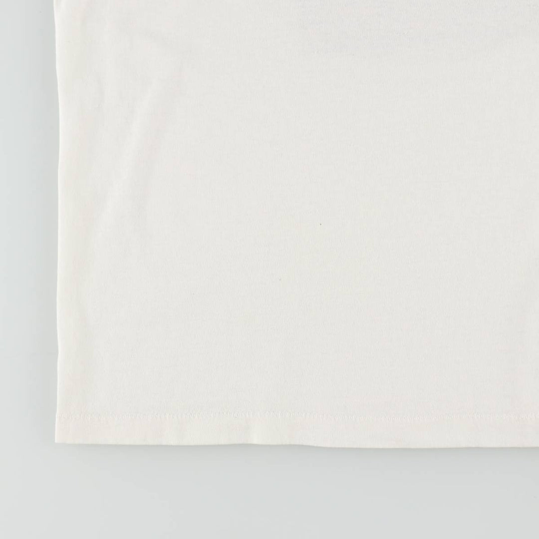90'S Vintage Printed T-Shirt, Men's M Size unclear white type Vintage Second Hand