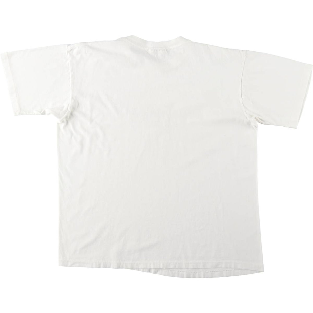 90'S Banana Republic parody short-sleeved logo t-shirt, made in USA, men's size M equivalent, vintage. cotton white type Vintage Second Hand