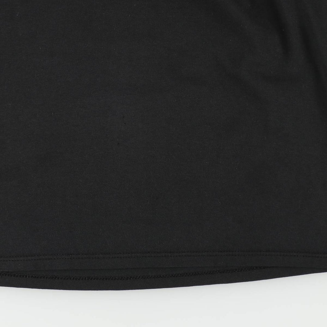 80'S Jerzees Message Print T-Shirt, Made in USA, Men's Size L (approx.), Vintage cotton black type Vintage Second Hand