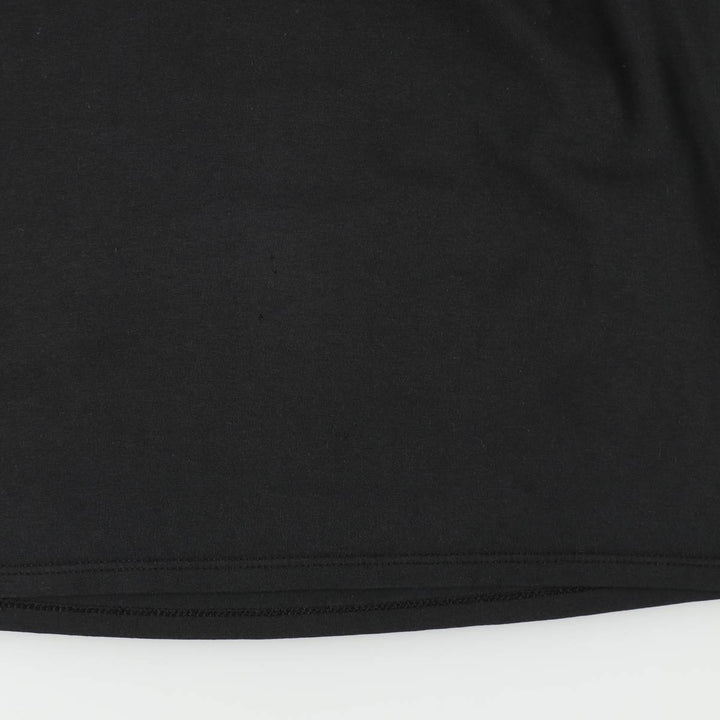 80'S Jerzees Message Print T-Shirt, Made in USA, Men's Size L (approx.), Vintage cotton black type Vintage Second Hand