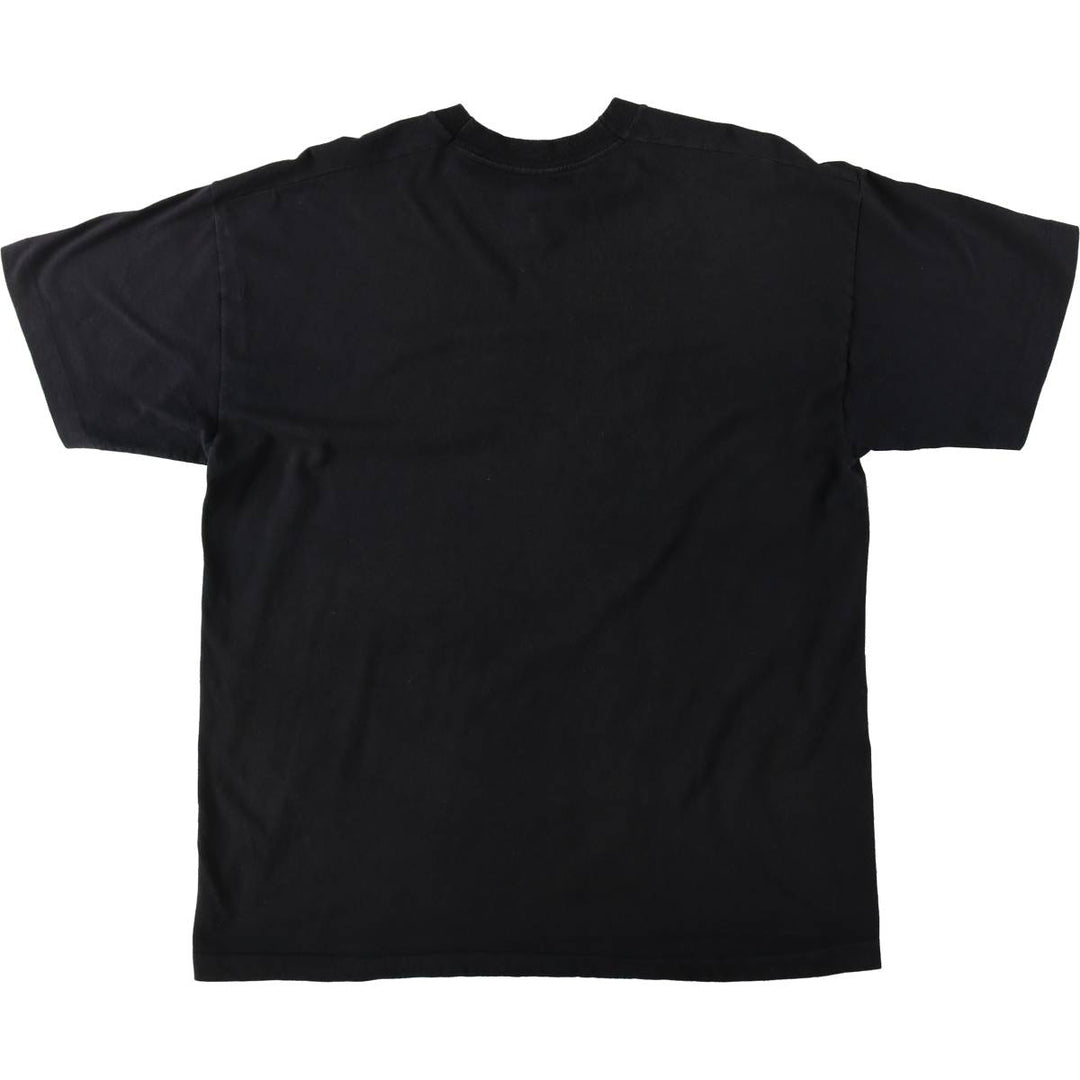 90'S Sunflower Pattern Art T-Shirt, Men's Size L (Equivalent), Vintage unclear black type Vintage Second Hand
