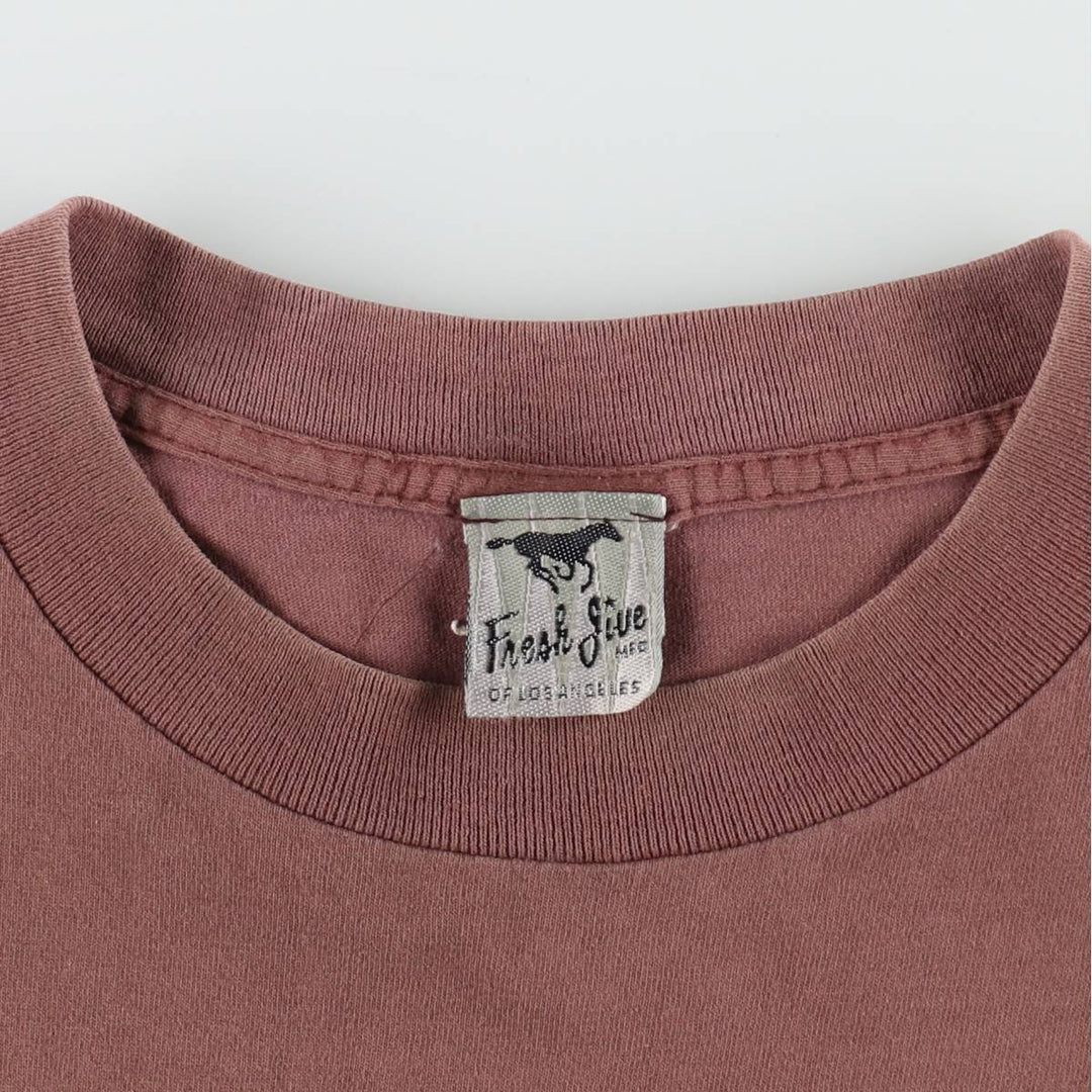 90'S Fresh Jive surf/skate t-shirt, made in USA, men's size XXL equivalent, vintage. unclear brown type Vintage Second Hand