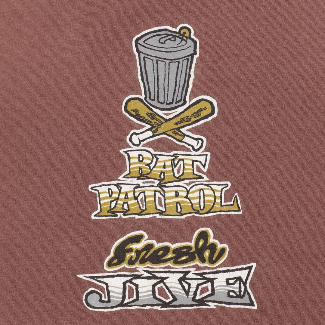 90'S Fresh Jive surf/skate t-shirt, made in USA, men's size XXL equivalent, vintage. unclear brown type Vintage Second Hand