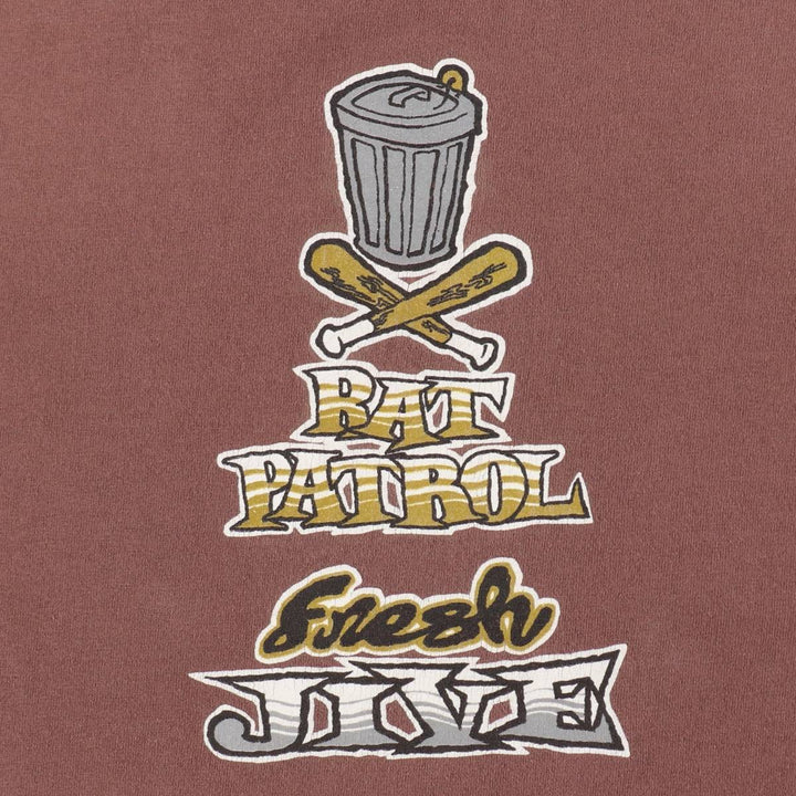90'S Fresh Jive surf/skate t-shirt, made in USA, men's size XXL equivalent, vintage. unclear brown type Vintage Second Hand