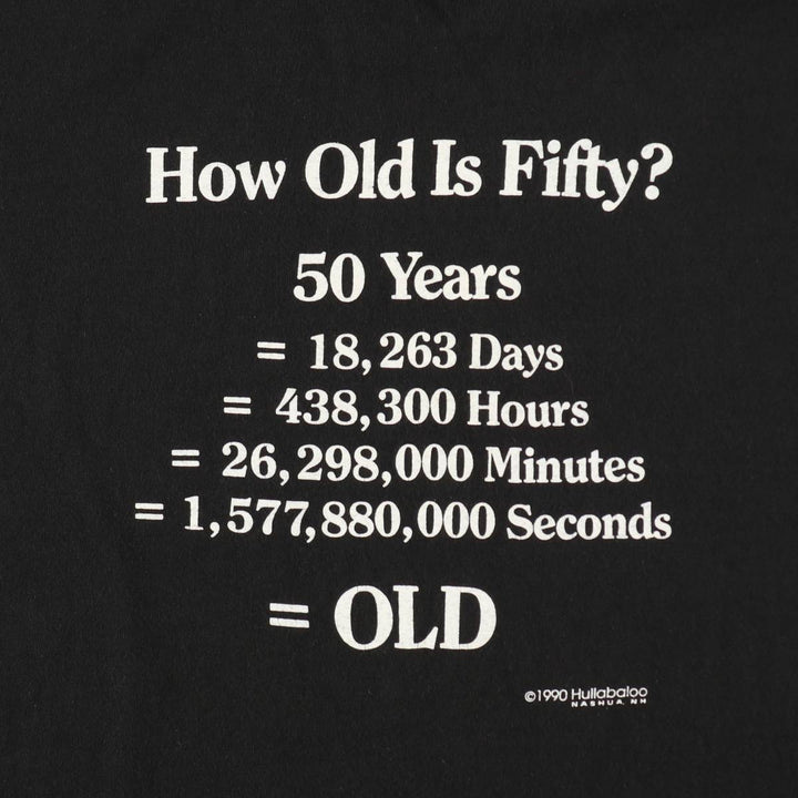 90'S Fruit of the Loom Art T-Shirt, Made in USA, Men's XL equivalent, Vintage cotton black type Vintage Second Hand