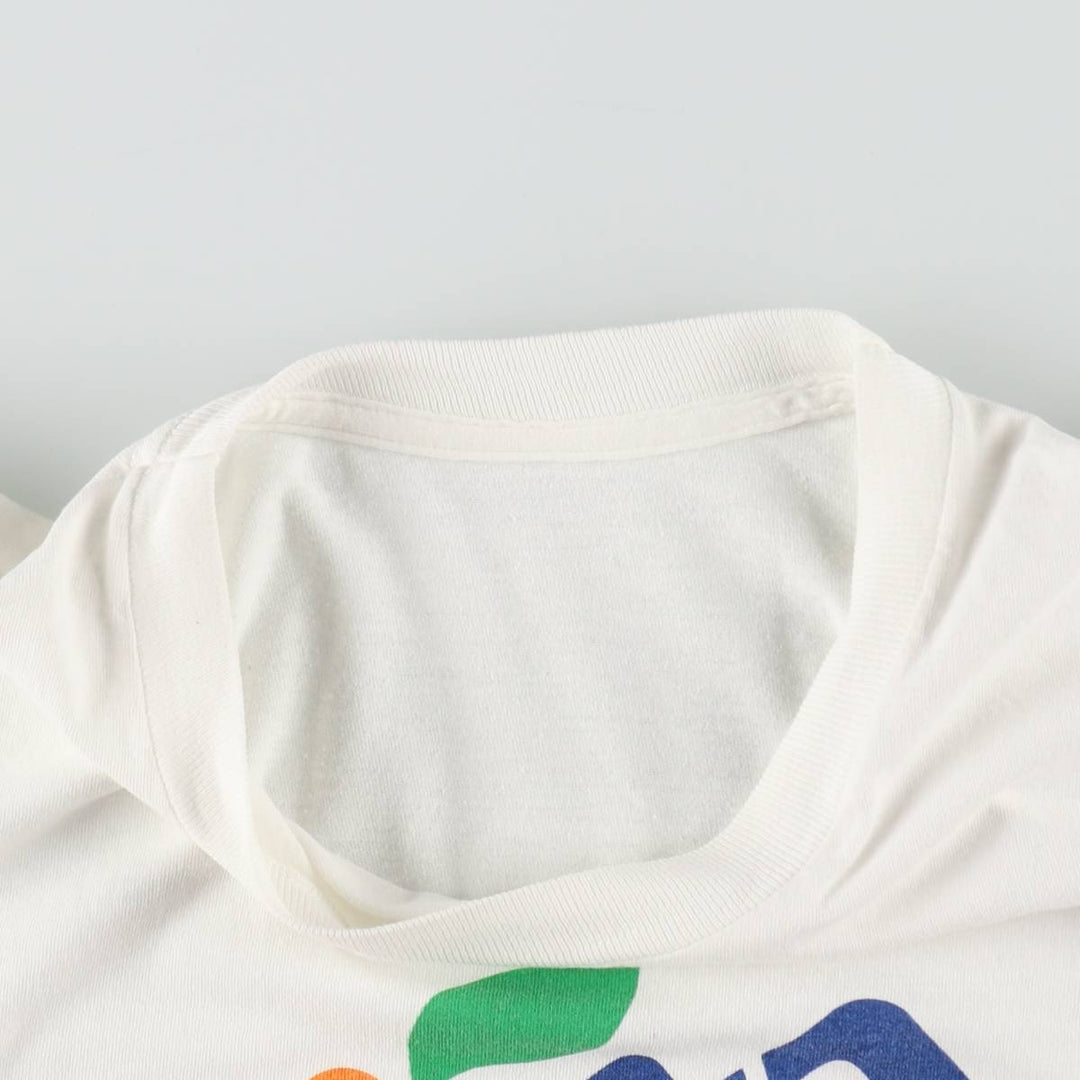 80s-90'S Fanta advertising T-shirt, men's size S equivalent, vintage. unclear white type Vintage Second Hand