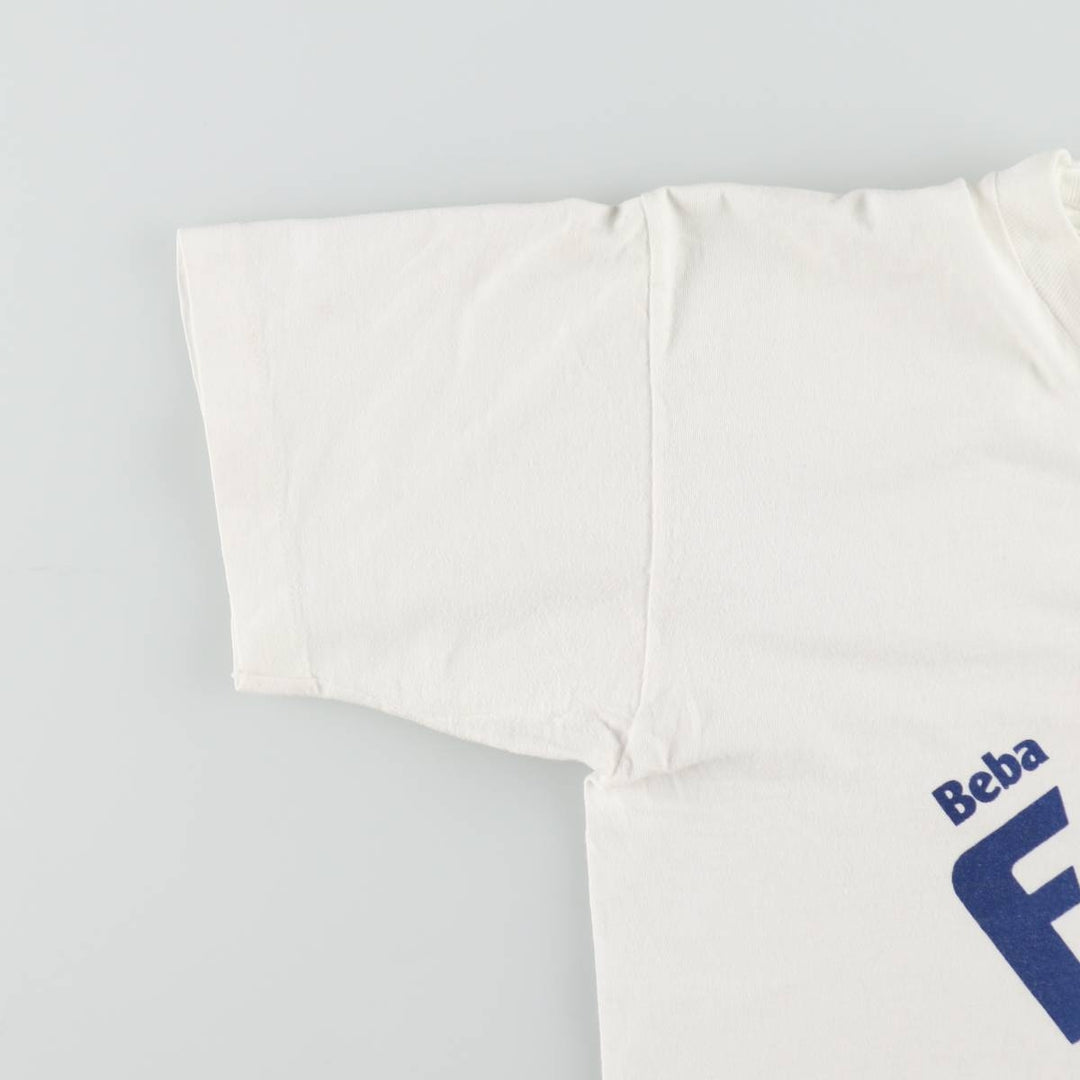 80s-90'S Fanta advertising T-shirt, men's size S equivalent, vintage. unclear white type Vintage Second Hand
