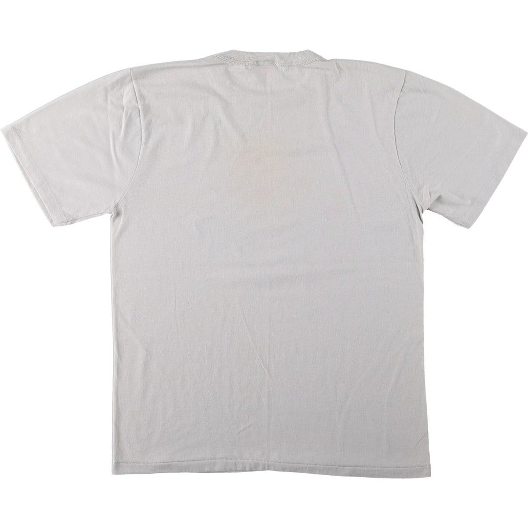 80'S Penmans Print T-Shirt, Made in Canada, Men's Size M (approx.), Vintage polyester gray type Vintage Second Hand
