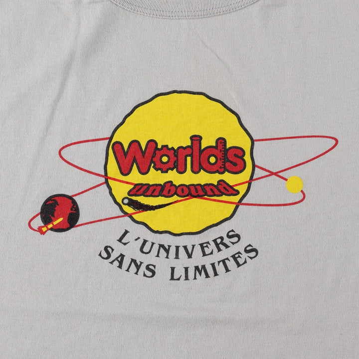 80'S Penmans Print T-Shirt, Made in Canada, Men's Size M (approx.), Vintage polyester gray type Vintage Second Hand