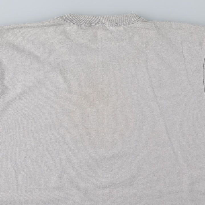 80'S Penmans Print T-Shirt, Made in Canada, Men's Size M (approx.), Vintage polyester gray type Vintage Second Hand