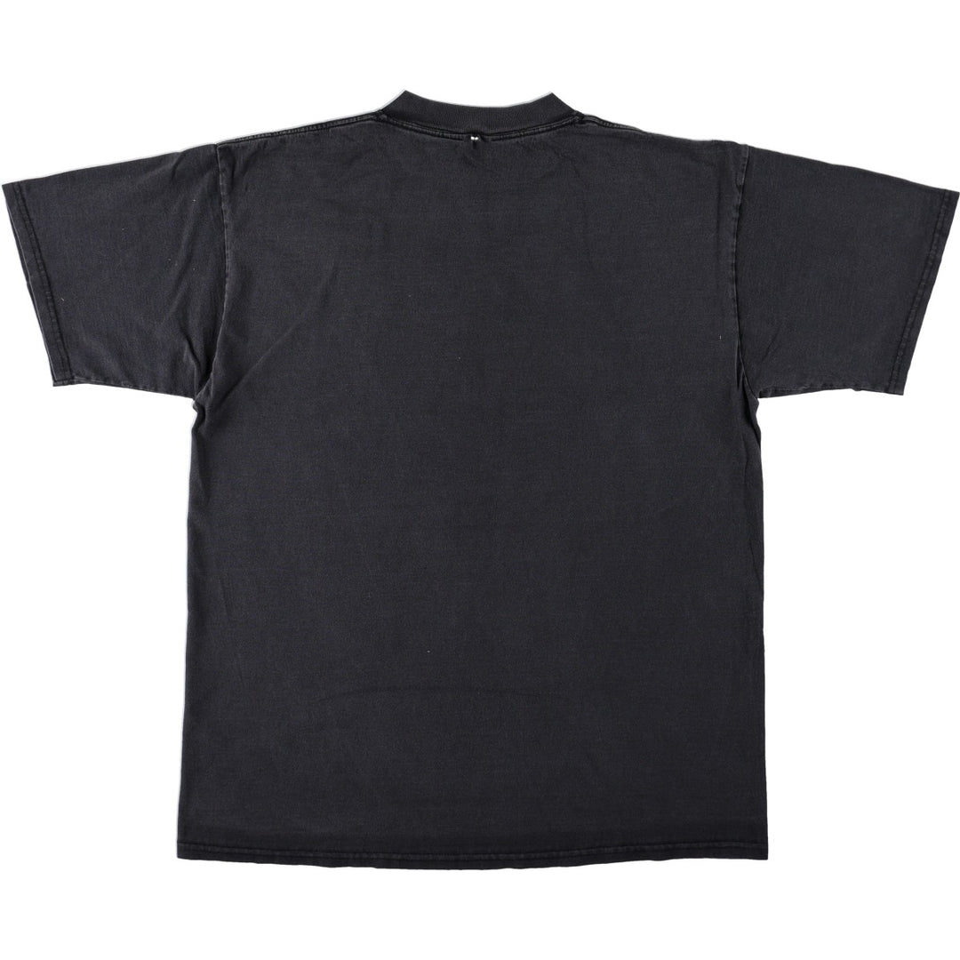 HARD ROCK CAFE Hard Rock Cafe Advertising T-shirt Men's L size unclear black type Vintage Second Hand