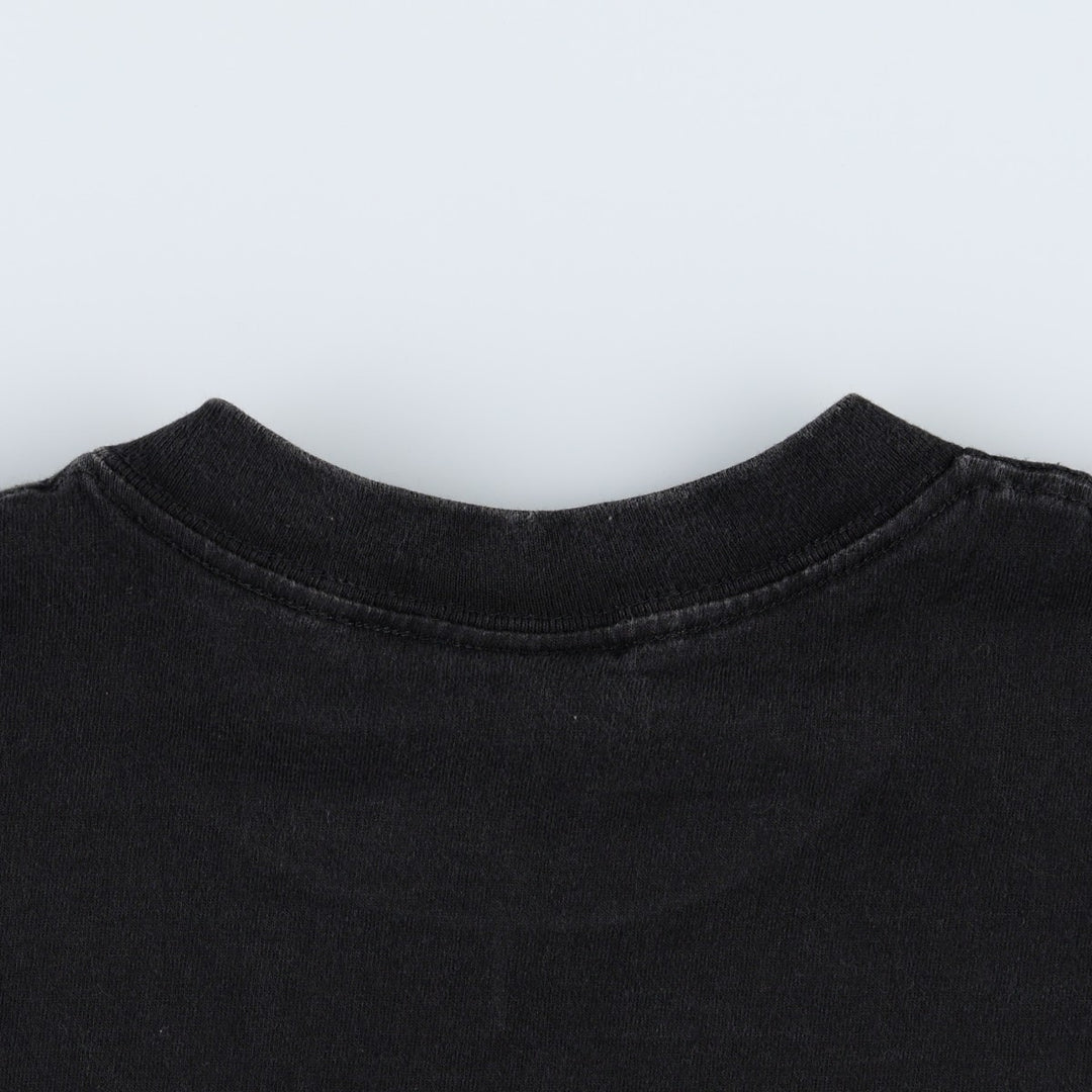 HARD ROCK CAFE Hard Rock Cafe Advertising T-shirt Made in USA Men's L size cotton black type Vintage Second Hand