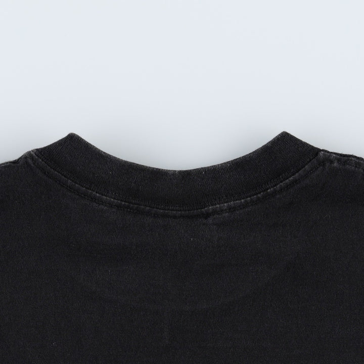 HARD ROCK CAFE Hard Rock Cafe Advertising T-shirt Made in USA Men's L size cotton black type Vintage Second Hand