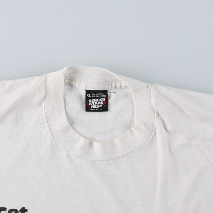 90'S Screen Stars PIC 'N' SAVE Advertising T-Shirt, Made in USA, Men's XL equivalent, Vintage cotton white type Vintage Second Hand