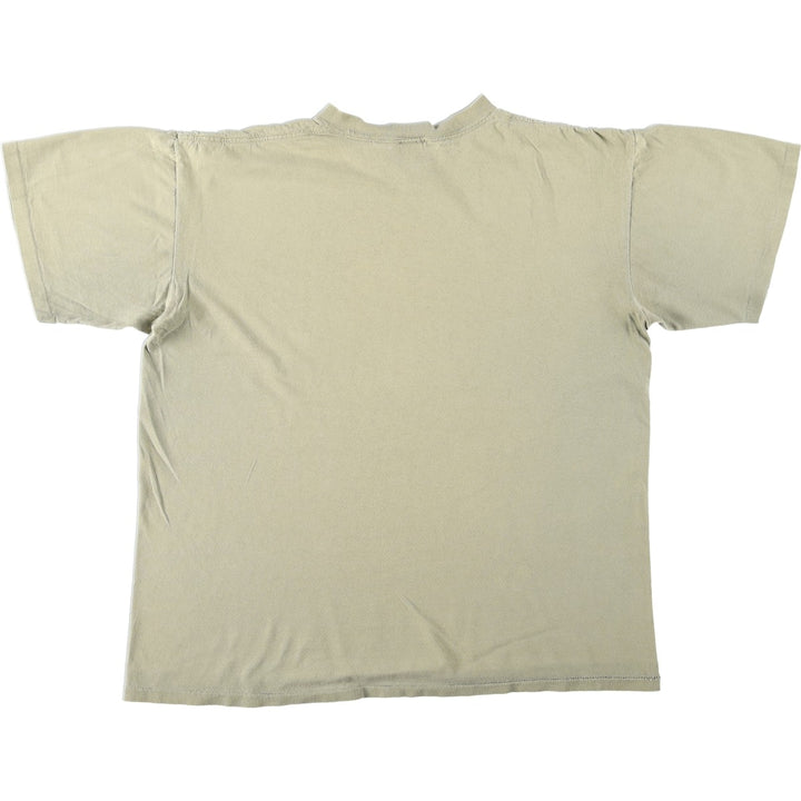 90'S ONEITA John Harvard's Brew House Advertising T-Shirt, Men's Size L (Equivalent), Vintage cotton Khaki type Vintage Second Hand