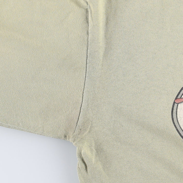 90'S ONEITA John Harvard's Brew House Advertising T-Shirt, Men's Size L (Equivalent), Vintage cotton Khaki type Vintage Second Hand