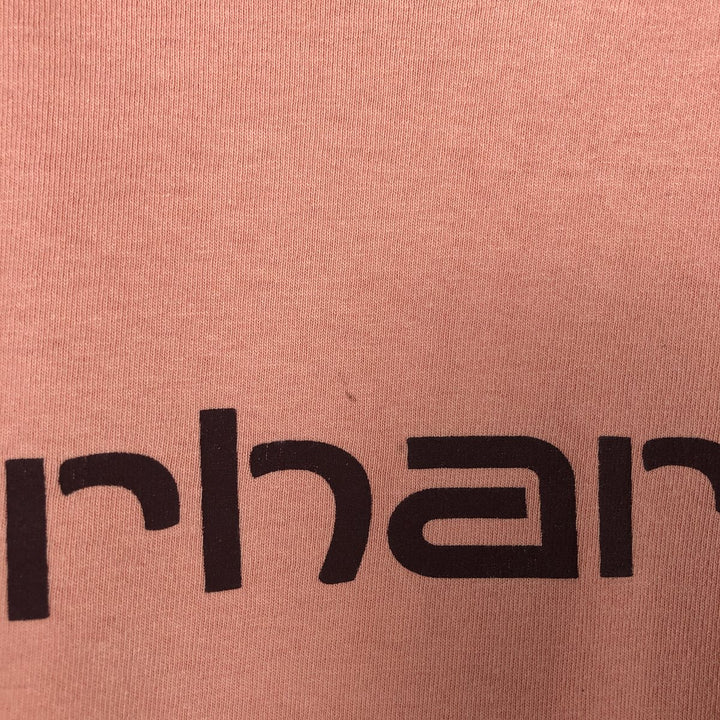 Carhartt ORIGINAL FIT short sleeve logo T-shirt, men's size L cotton pink type Vintage Second Hand