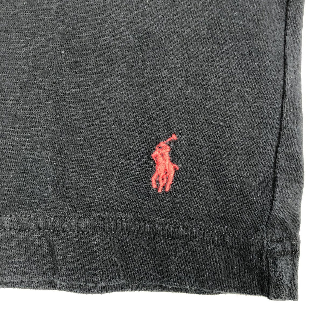 Ralph Lauren POLO RALPH LAUREN Short Sleeve Logo T-Shirt Men's M cotton black type Vintage Second Hand