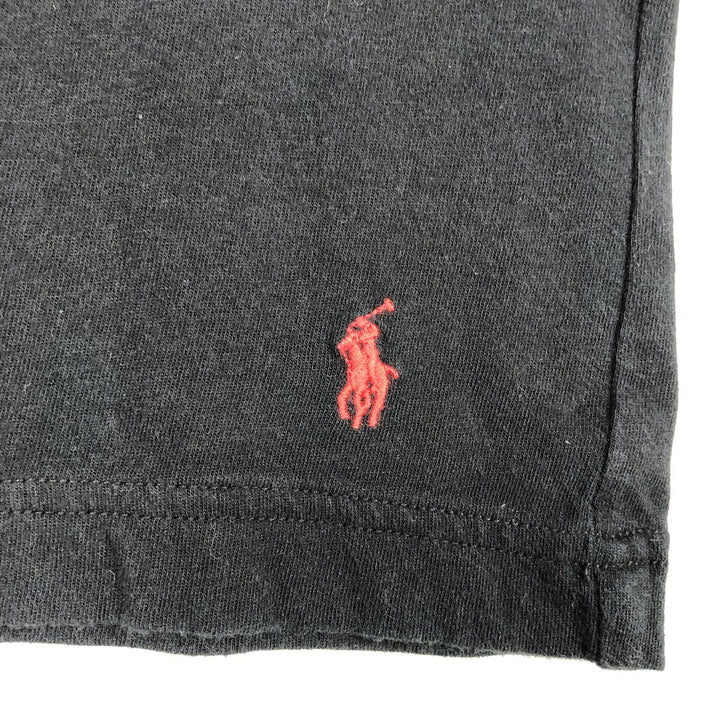 Ralph Lauren POLO RALPH LAUREN Short Sleeve Logo T-Shirt Men's M cotton black type Vintage Second Hand