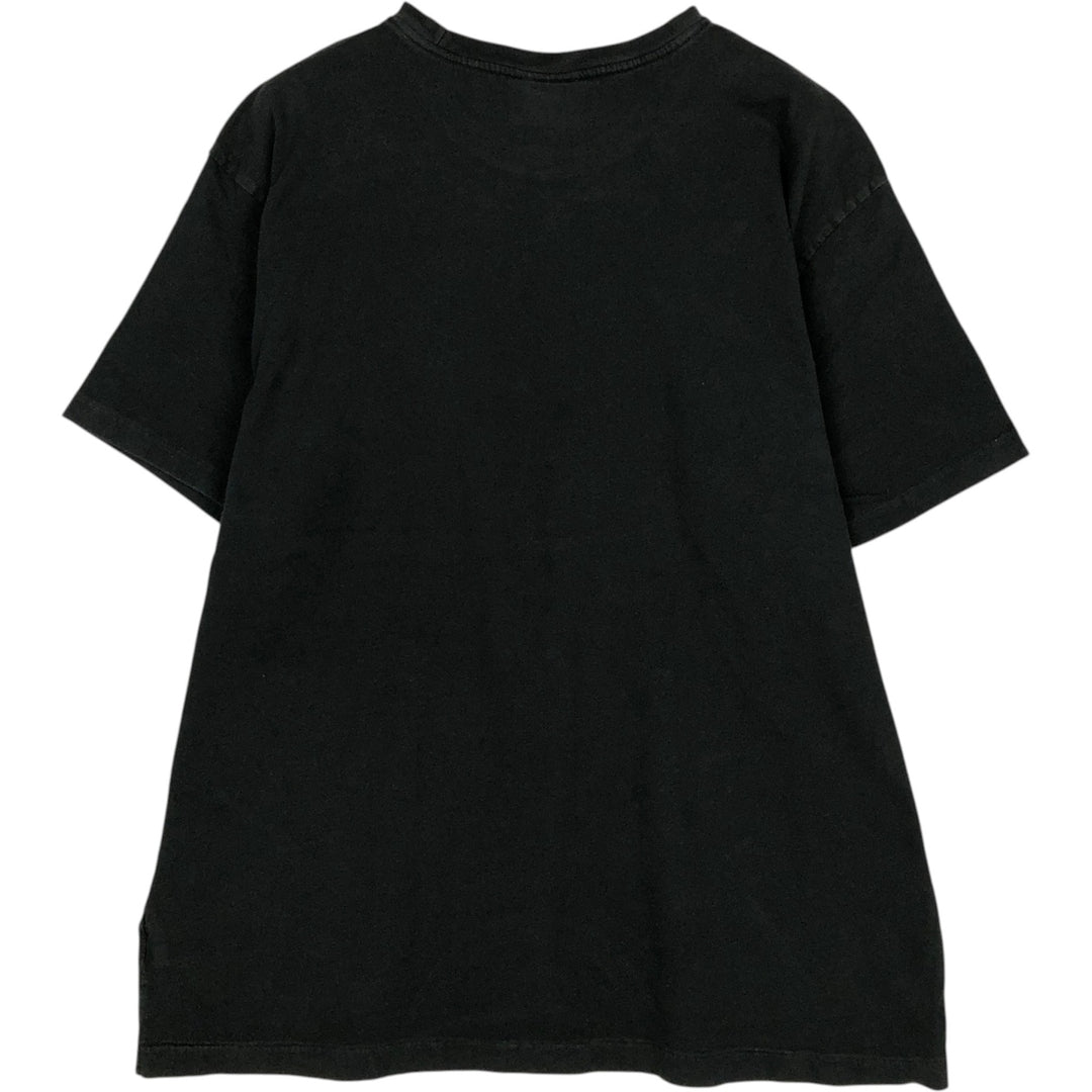 Ralph Lauren POLO by Ralph Lauren short sleeve one point logo T-shirt men's L size cotton black type Vintage Second Hand