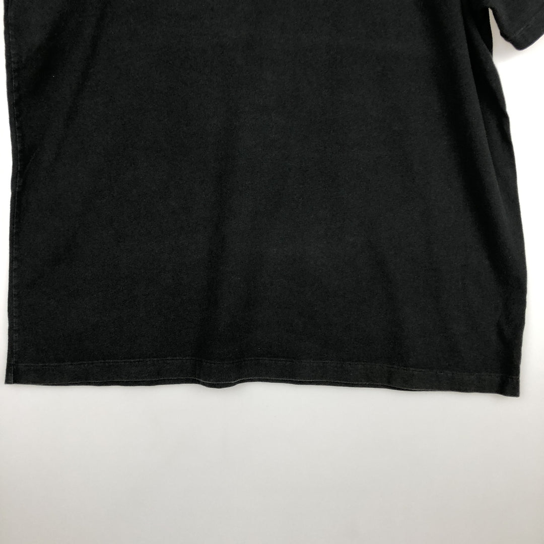 Ralph Lauren POLO by Ralph Lauren short sleeve one point logo T-shirt men's L size cotton black type Vintage Second Hand
