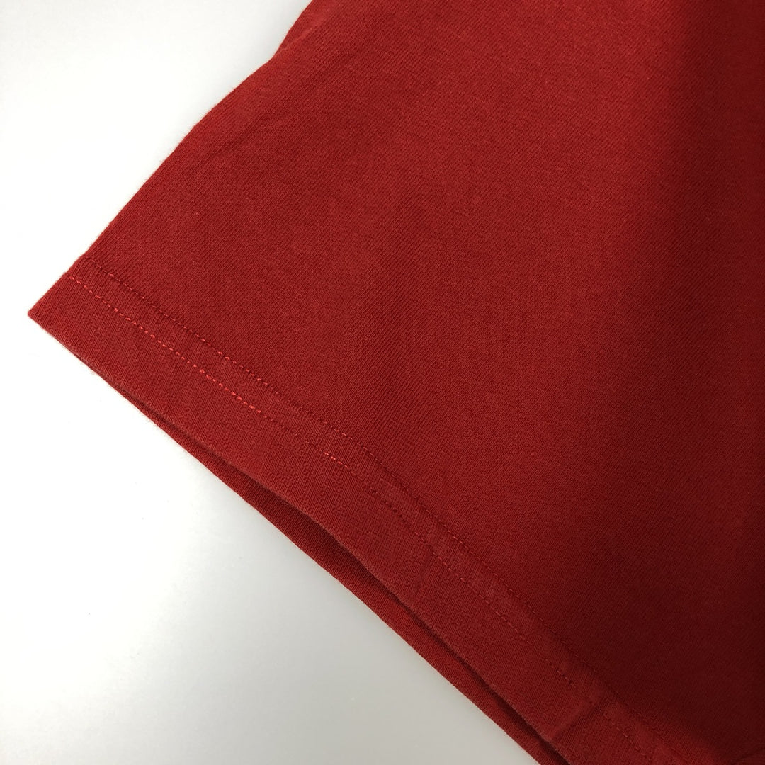 00'S Ralph Lauren POLO JEANS COMPANY short sleeve logo T-shirt men's size L cotton red type Vintage Second Hand
