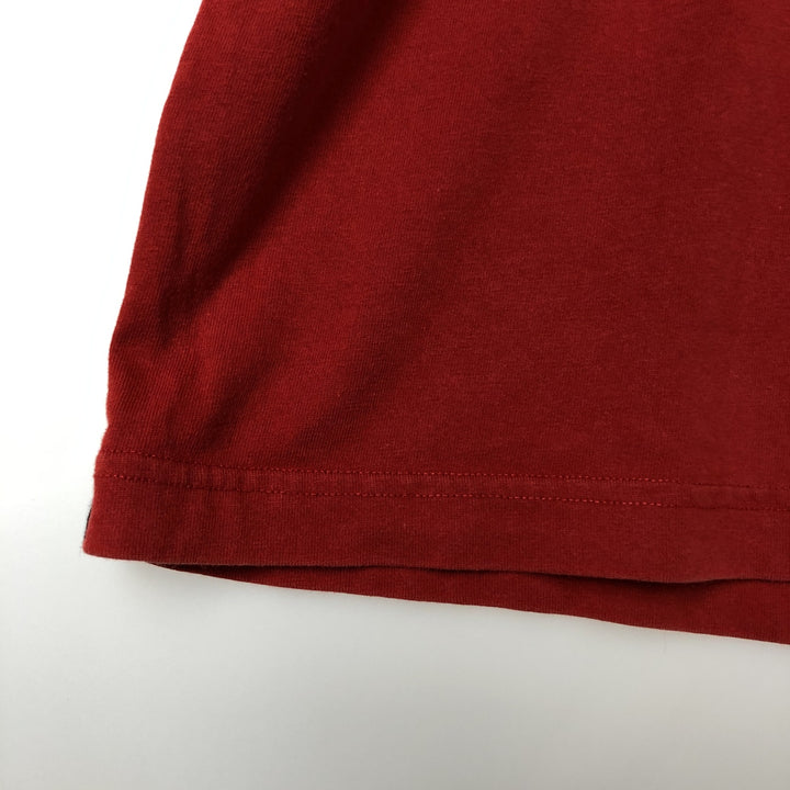00'S Ralph Lauren POLO JEANS COMPANY short sleeve logo T-shirt men's size L cotton red type Vintage Second Hand