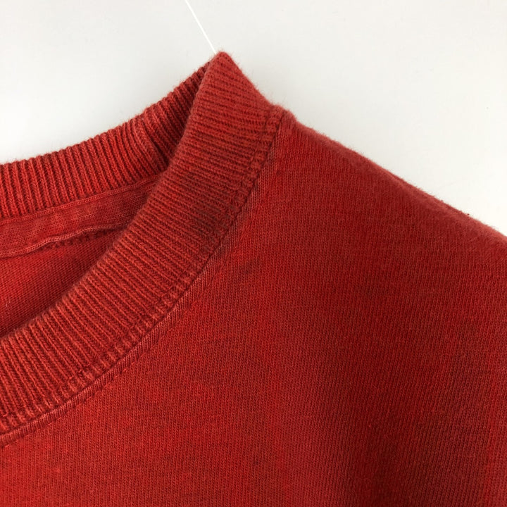00'S Ralph Lauren POLO JEANS COMPANY short sleeve logo T-shirt men's size L cotton red type Vintage Second Hand