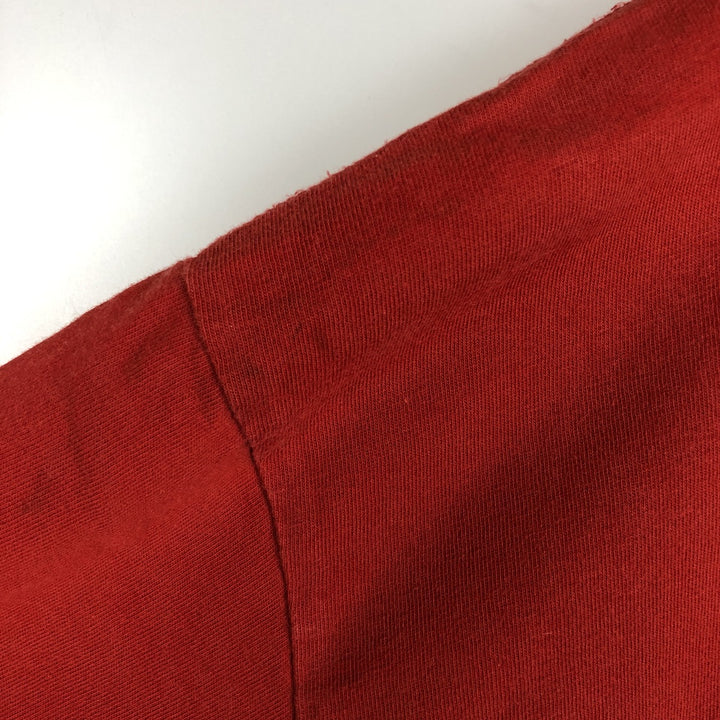 00'S Ralph Lauren POLO JEANS COMPANY short sleeve logo T-shirt men's size L cotton red type Vintage Second Hand