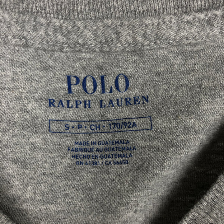 Ralph Lauren POLO RALPH LAUREN Polo Bear Short-Sleeve Printed T-Shirt, Men's Size S (approx.) cotton gray type Vintage Second Hand