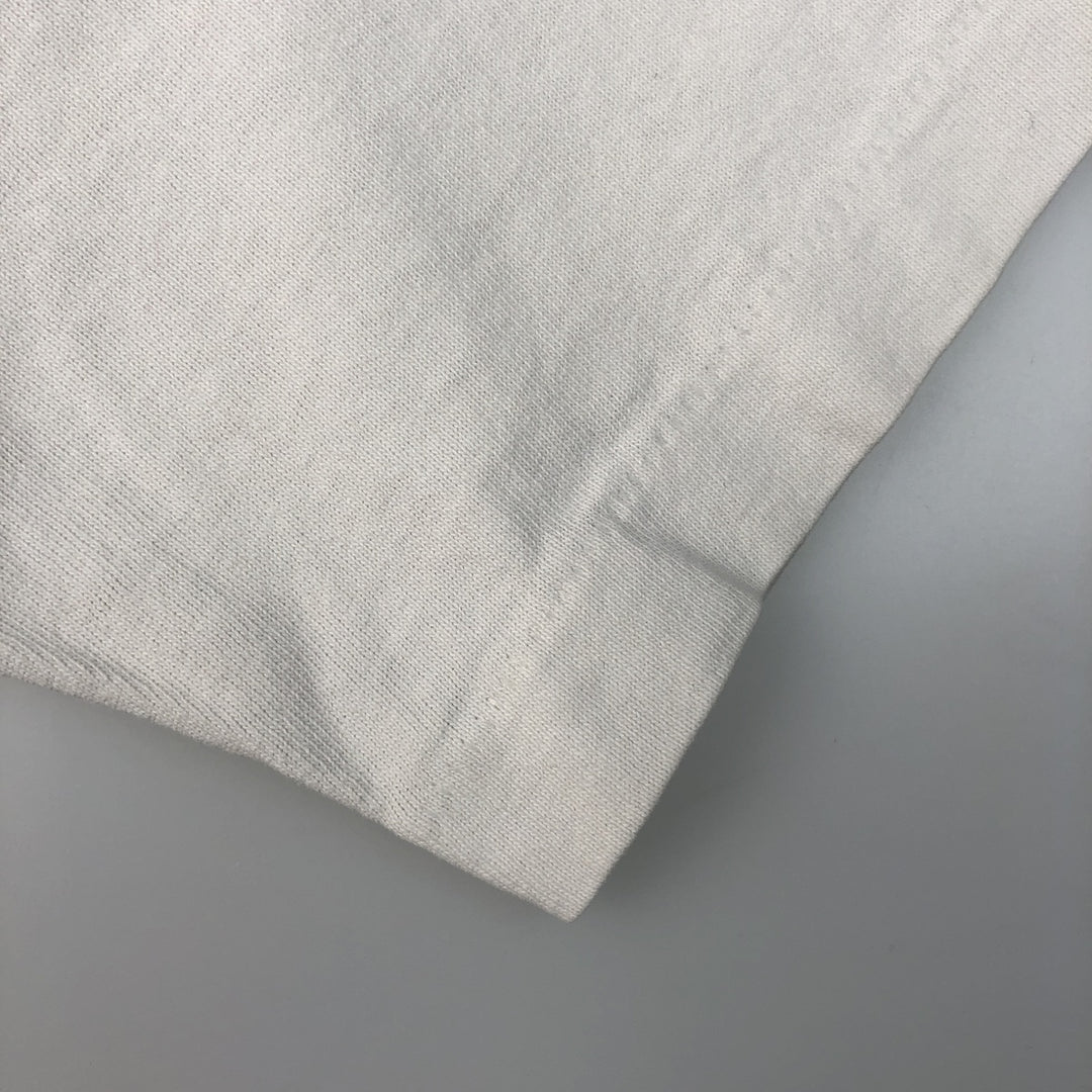 90'S Ocean Pacific short-sleeved printed T-shirt, made in the USA, men's size L equivalent. cotton white type Vintage Second Hand