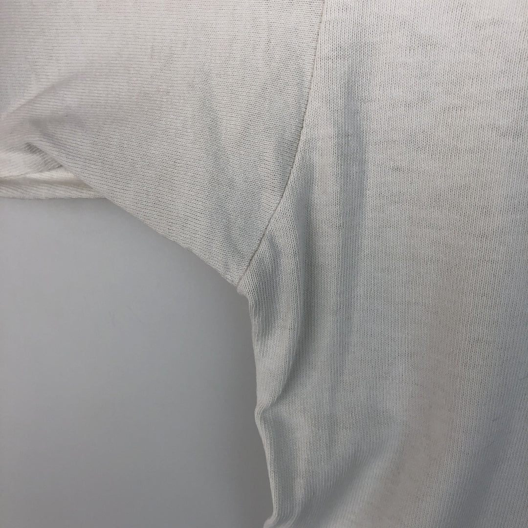 90'S Ocean Pacific short-sleeved printed T-shirt, made in the USA, men's size L equivalent. cotton white type Vintage Second Hand