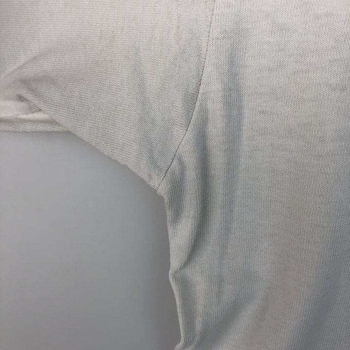 90'S Ocean Pacific short-sleeved printed T-shirt, made in the USA, men's size L equivalent. cotton white type Vintage Second Hand