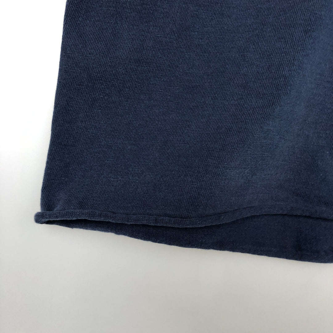 90'S Ocean Pacific surf skate T-shirt, men's size L, vintage cotton navy blue type Vintage Second Hand