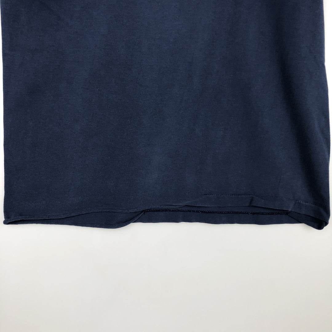 90'S Ocean Pacific surf skate T-shirt, men's size L, vintage cotton navy blue type Vintage Second Hand
