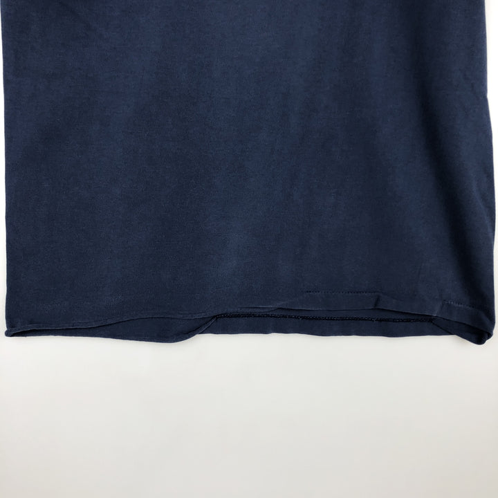 90'S Ocean Pacific surf skate T-shirt, men's size L, vintage cotton navy blue type Vintage Second Hand