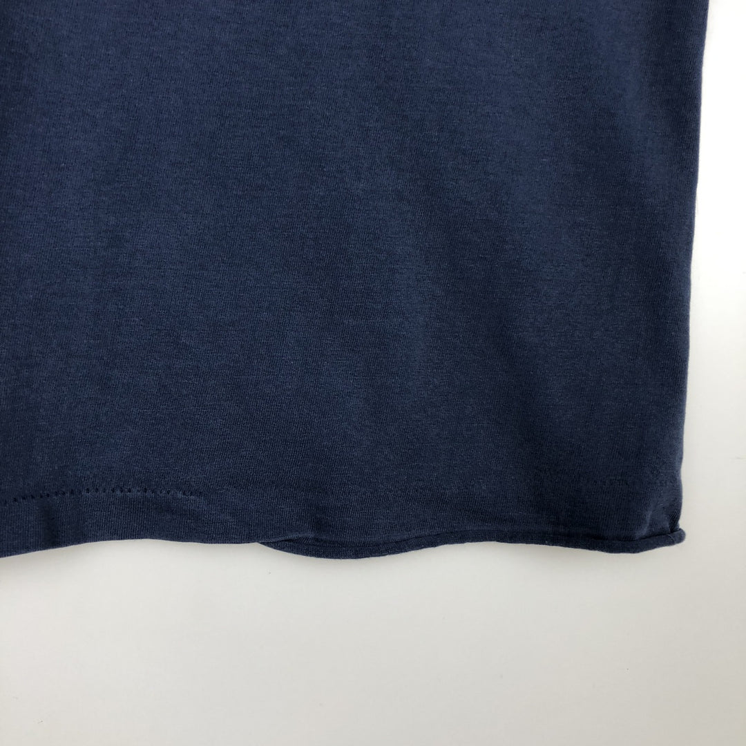 90'S Ocean Pacific surf skate T-shirt, men's size L, vintage cotton navy blue type Vintage Second Hand