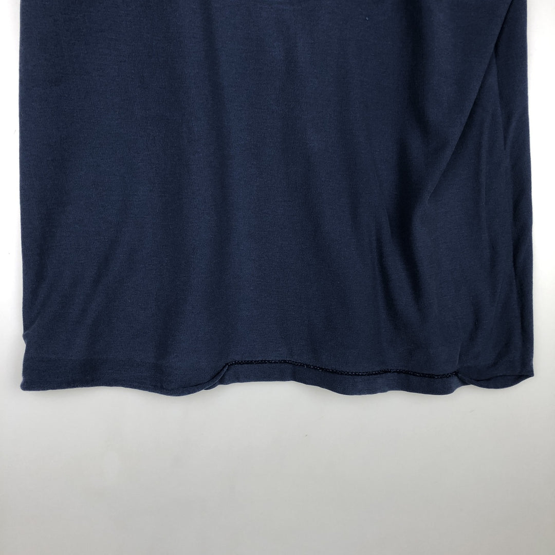 90'S Ocean Pacific surf skate T-shirt, men's size L, vintage cotton navy blue type Vintage Second Hand
