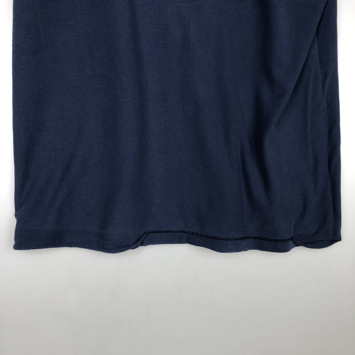 90'S Ocean Pacific surf skate T-shirt, men's size L, vintage cotton navy blue type Vintage Second Hand
