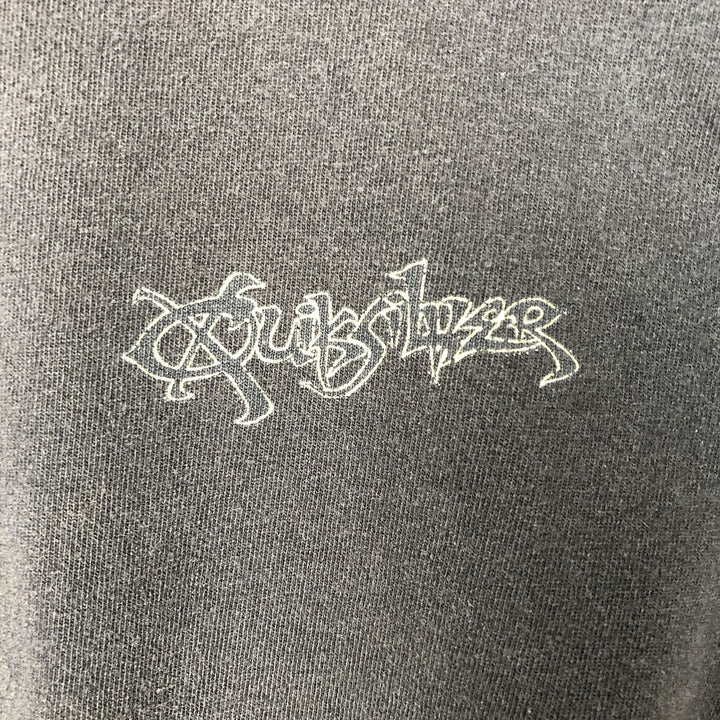 90'S Quiksilver surf/skate t-shirt, made in USA, men's size L equivalent, vintage. cotton black type Vintage Second Hand