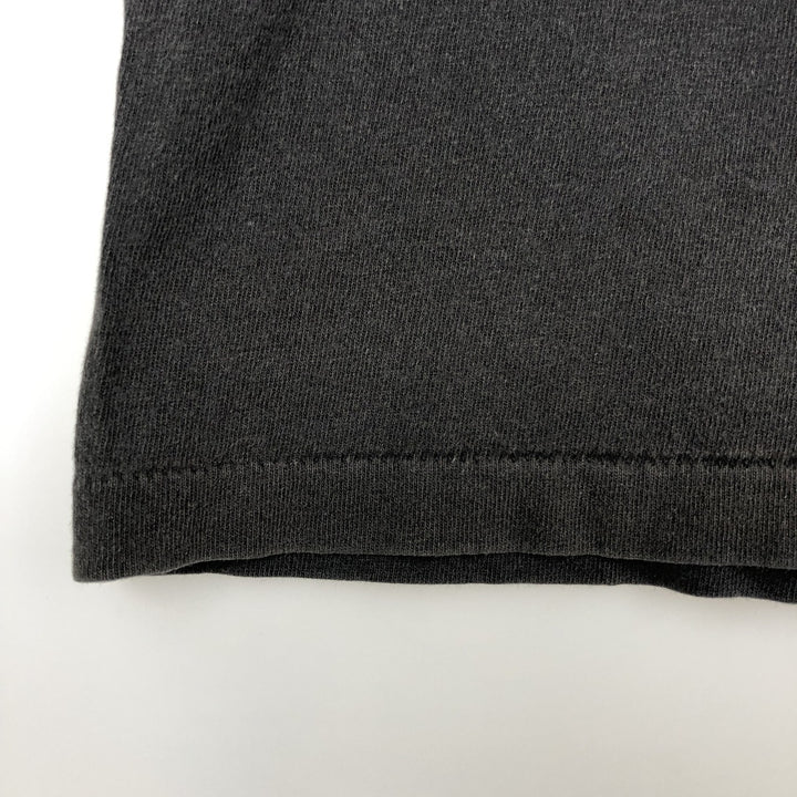 90'S Quiksilver surf/skate t-shirt, made in USA, men's size L equivalent, vintage. cotton black type Vintage Second Hand