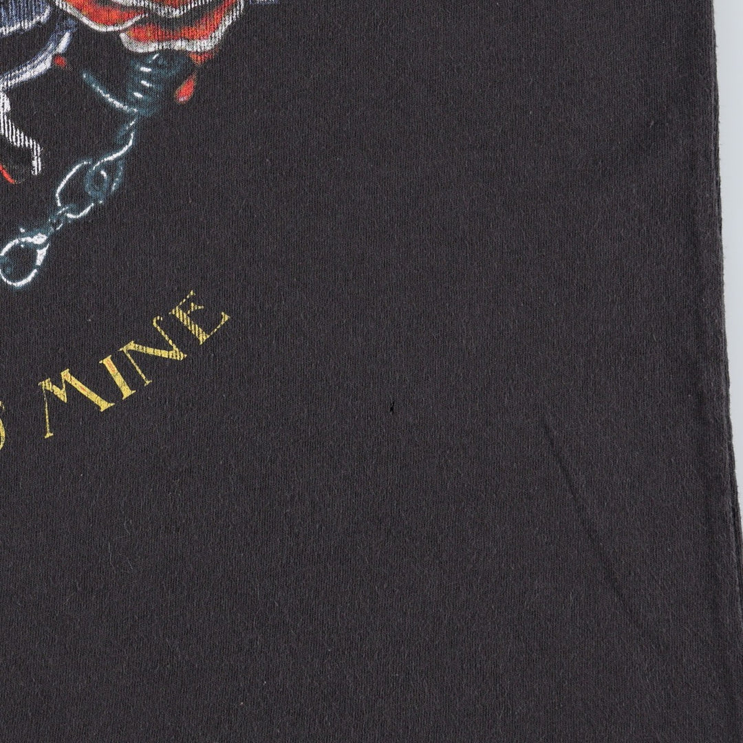 Guns N' Roses Band T-shirt, Band T, Men's XL size cotton black type Vintage Second Hand