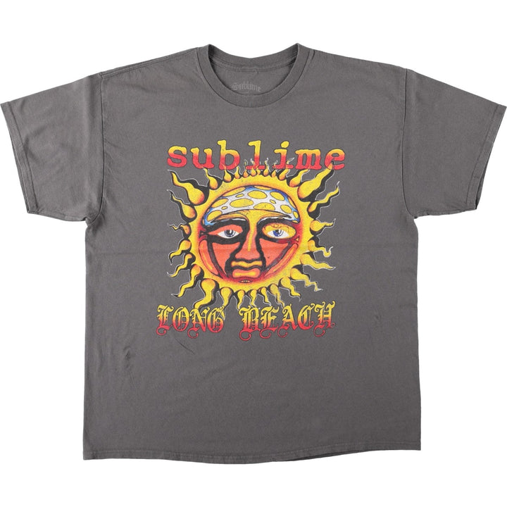 SUBLIME Band T-shirt, Men's XL size cotton Charcoal Vintage Second Hand