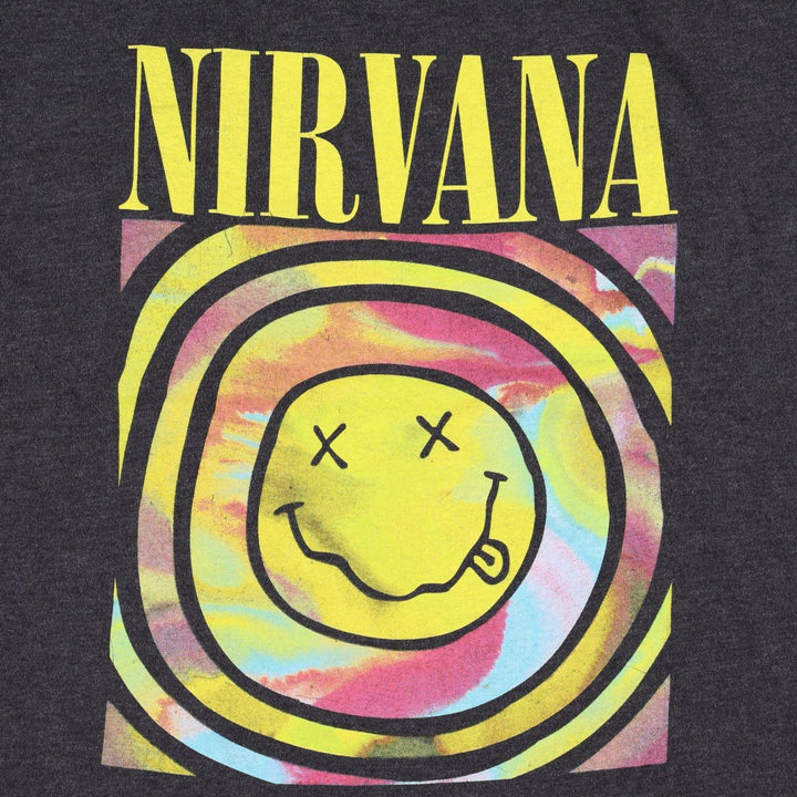 NIRVANA Nirvana Band T-shirt, Band T, Men's L size unclear black type Vintage Second Hand