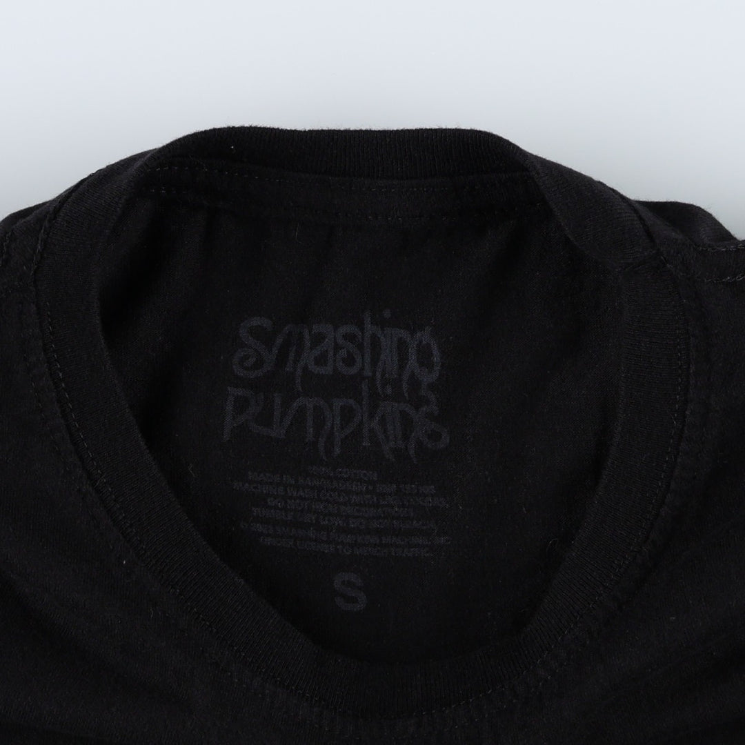 THE SMASHING PUMPKINS Smashing Pumpkins Band T-shirt Band T Men's S equivalent cotton black type Vintage Second Hand