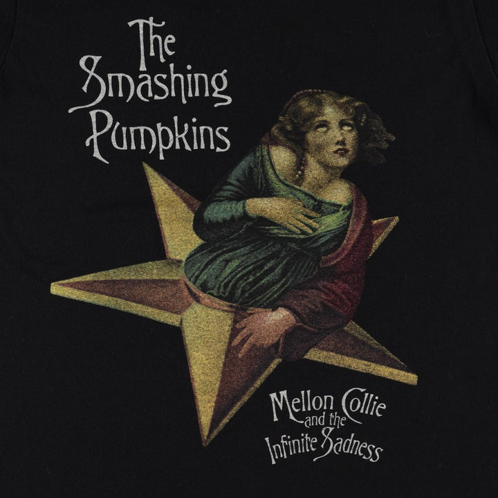 THE SMASHING PUMPKINS Smashing Pumpkins Band T-shirt Band T Men's S equivalent cotton black type Vintage Second Hand